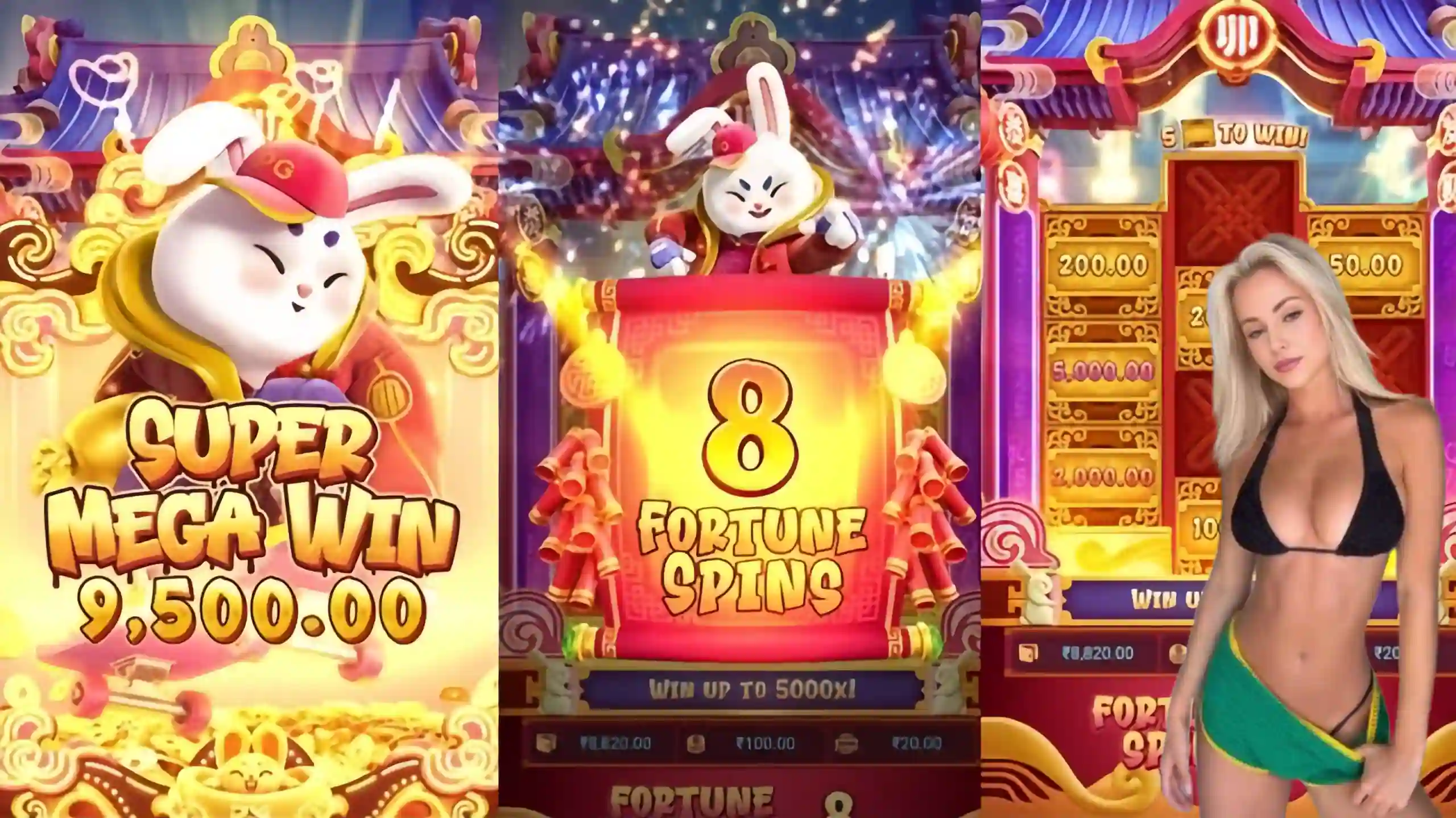 Wild Expansivo Fortune Rabbit tkwin - Coelho Dourado que Expande